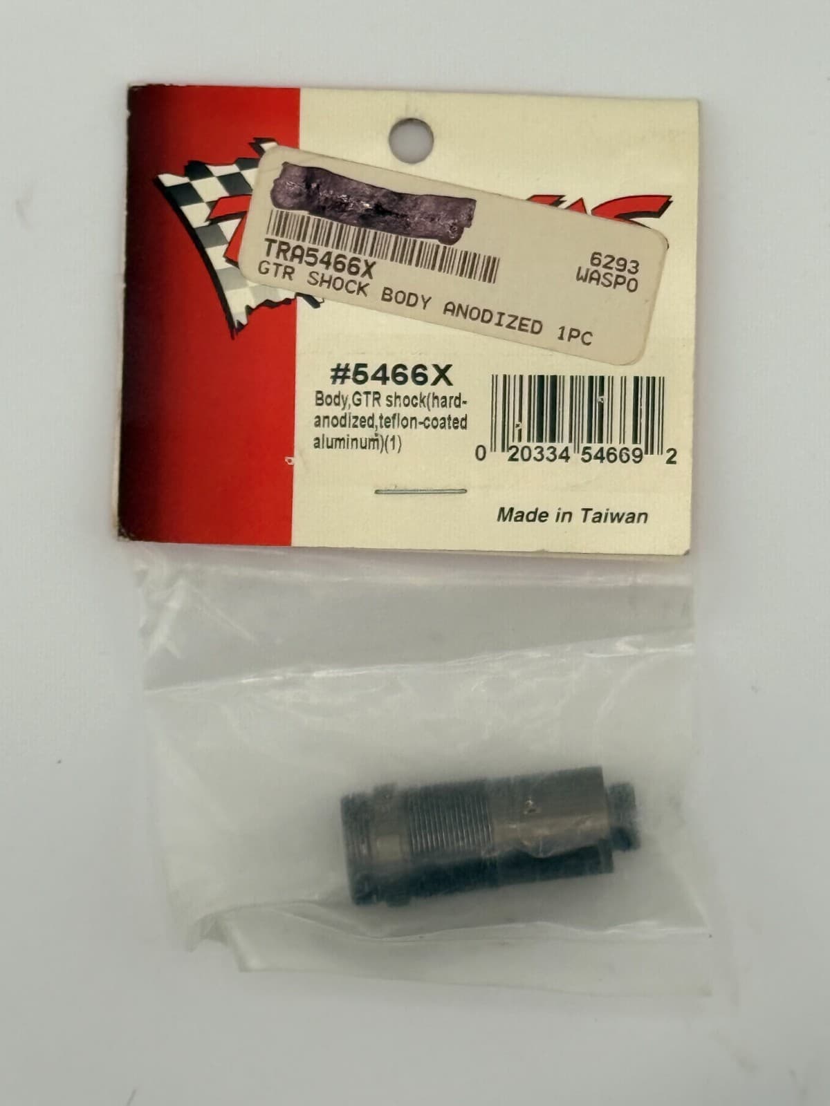 Traxxas 5466X GTR Hard Anodized Shock Body (1) XO-1, Revo Slayer - Image 1