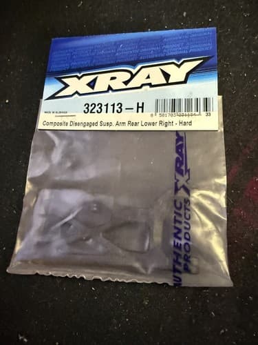 XRAY 323113-H - Rear Right Lower Composite Disengaged Suspension Arm, Hard