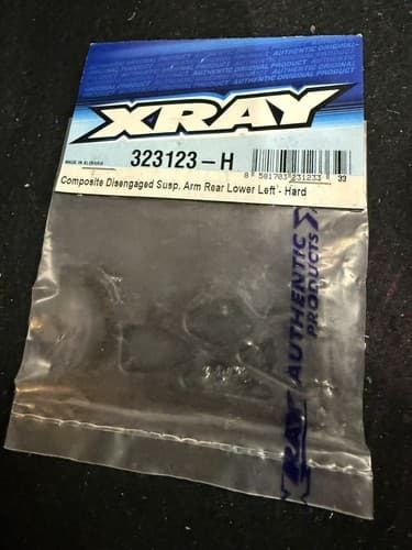 XRAY 323123-H - Rear Left Lower Composite Disengaged Suspension Arm Hard 23’ XB2