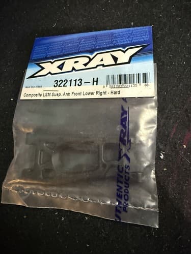 XRAY XB2 Composite LSM Suspension Arm Front Lower RIGHT - HARD #322113-H