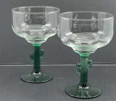 Libbey Cactus Margarita Glasses Set of 2 - Image 1