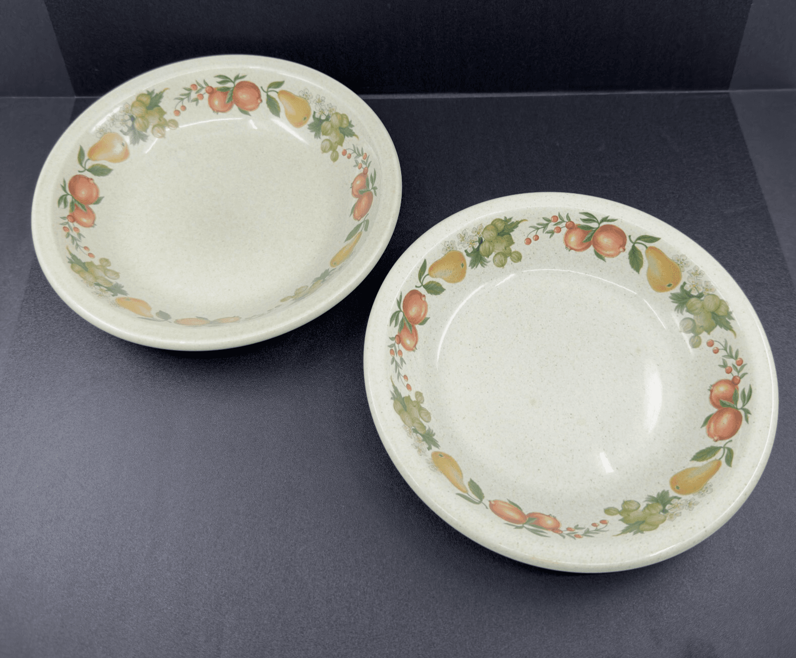 Wedgwood Quince 7 1/4" Diameter Soup Bowl Set of 2 - Image 1