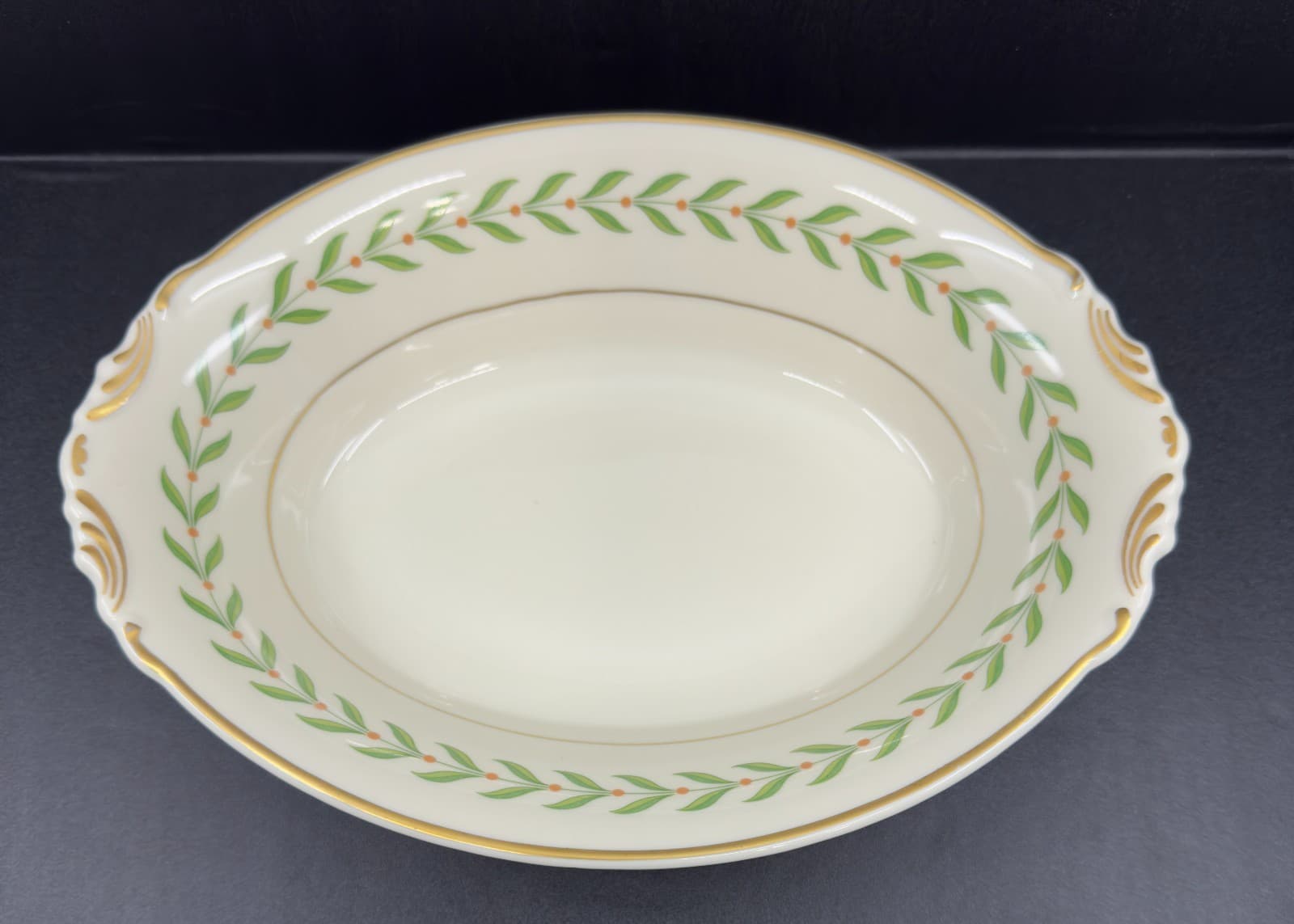 Syracuse China Old Ivory 10 3/8" Vegetable Serving Bowl Vintage - Image 1