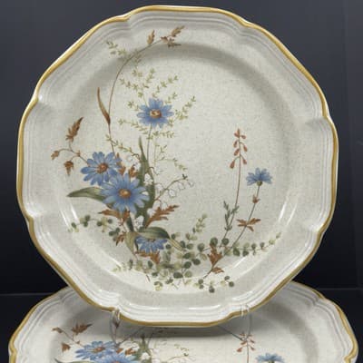 Mikasa Blue Daisies 10 3/4” Dinner Plate Vintage EB 804 - Image 1