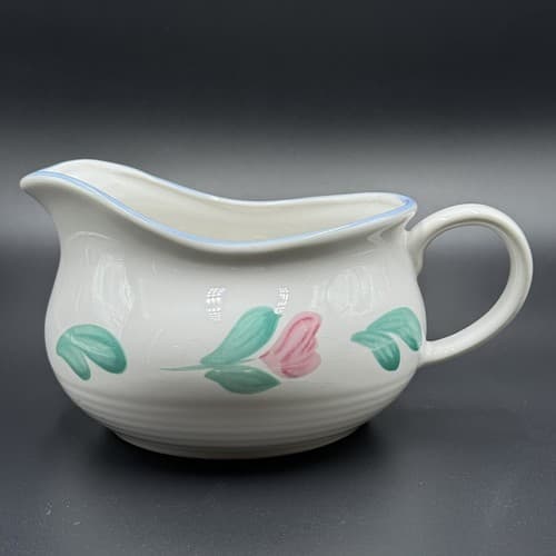 International Tableworks Stoneware Tulipano Capri - Gravy Boat - Image 1