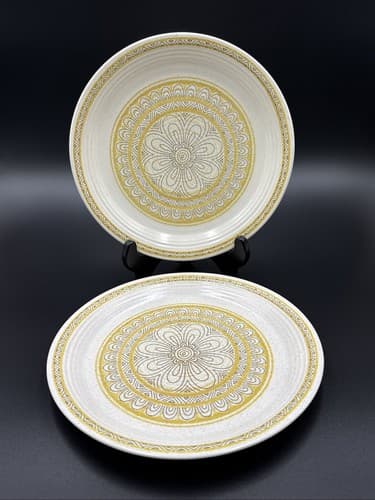 Franciscan Hacienda Gold Earthenware ~ Set of 2 ~ Salad Plates ~ 8 3/8" - Image 1