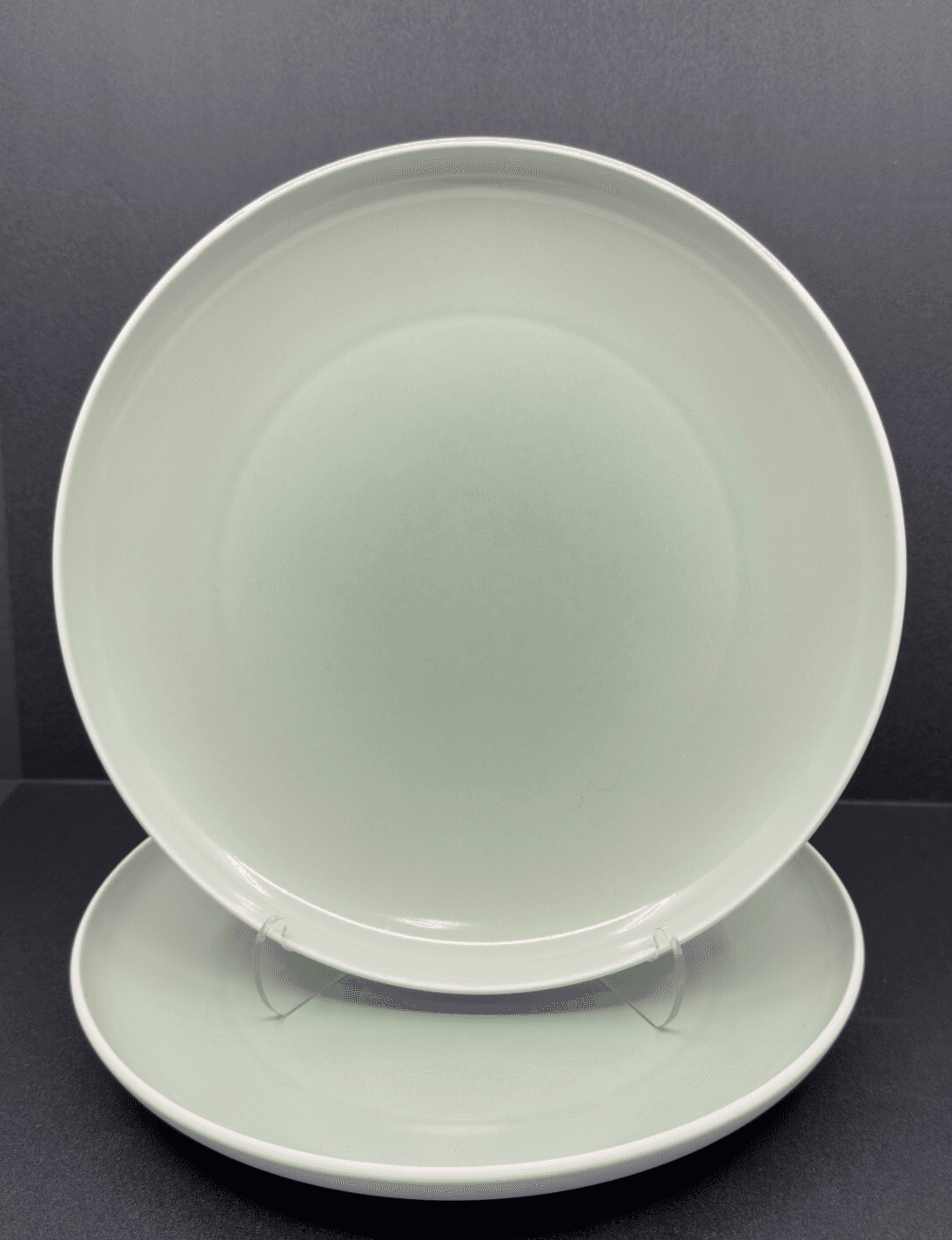 Villeroy & Boch Light Green Salad Plates Set of 2 - Image 1