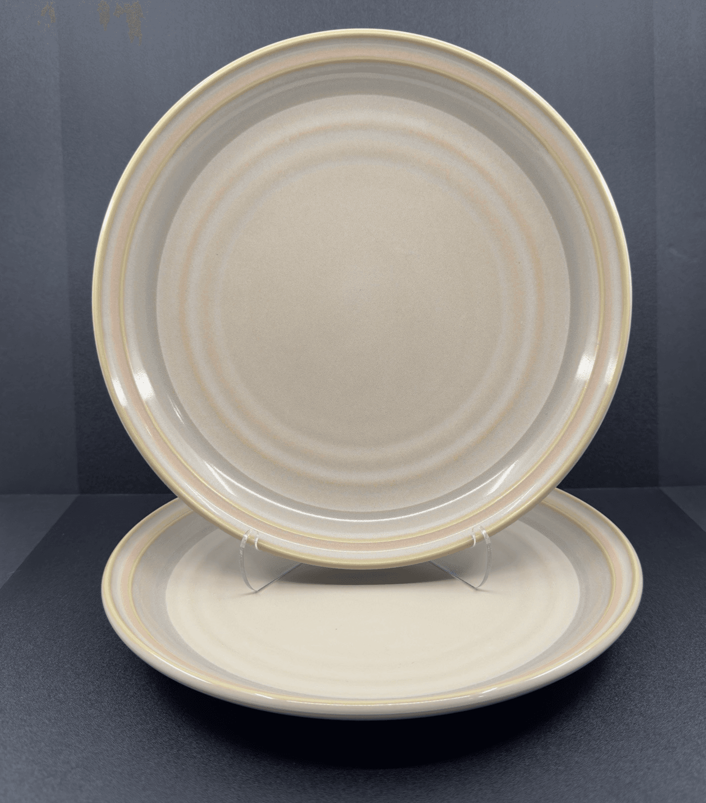 Noritake Stoneware Sunset Mesa 10 1/4" Dinner Plates #8663 Set of 2 - Image 1