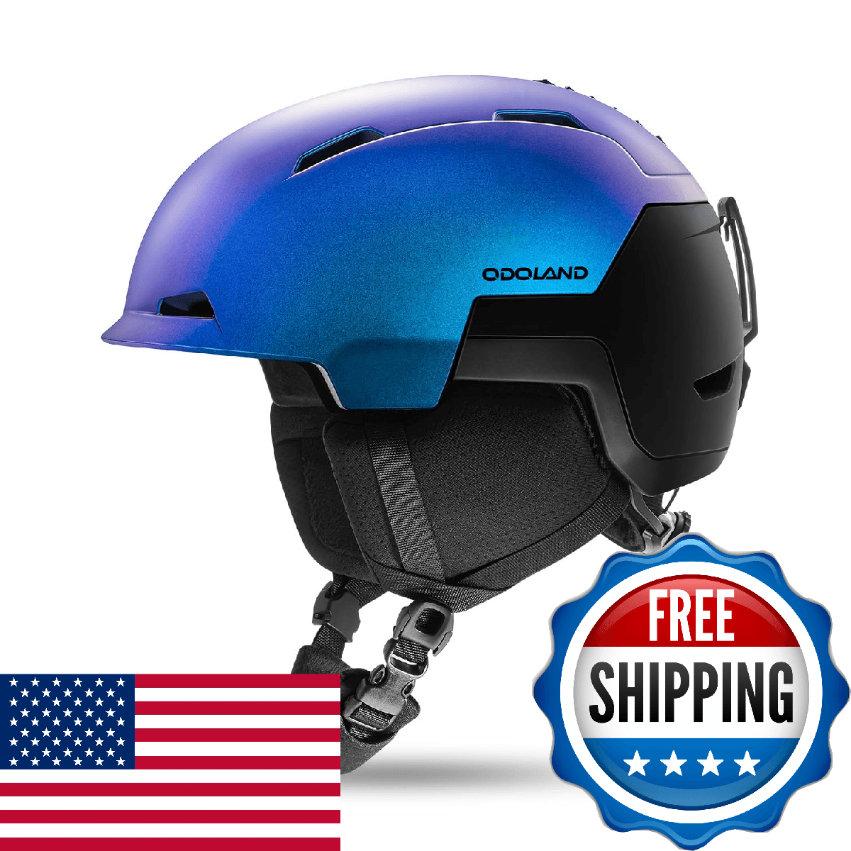 Odoland Ski Snowboard Helmet for Adults & Youth, Snow Helmet for Men & Women, Sl - Image 1