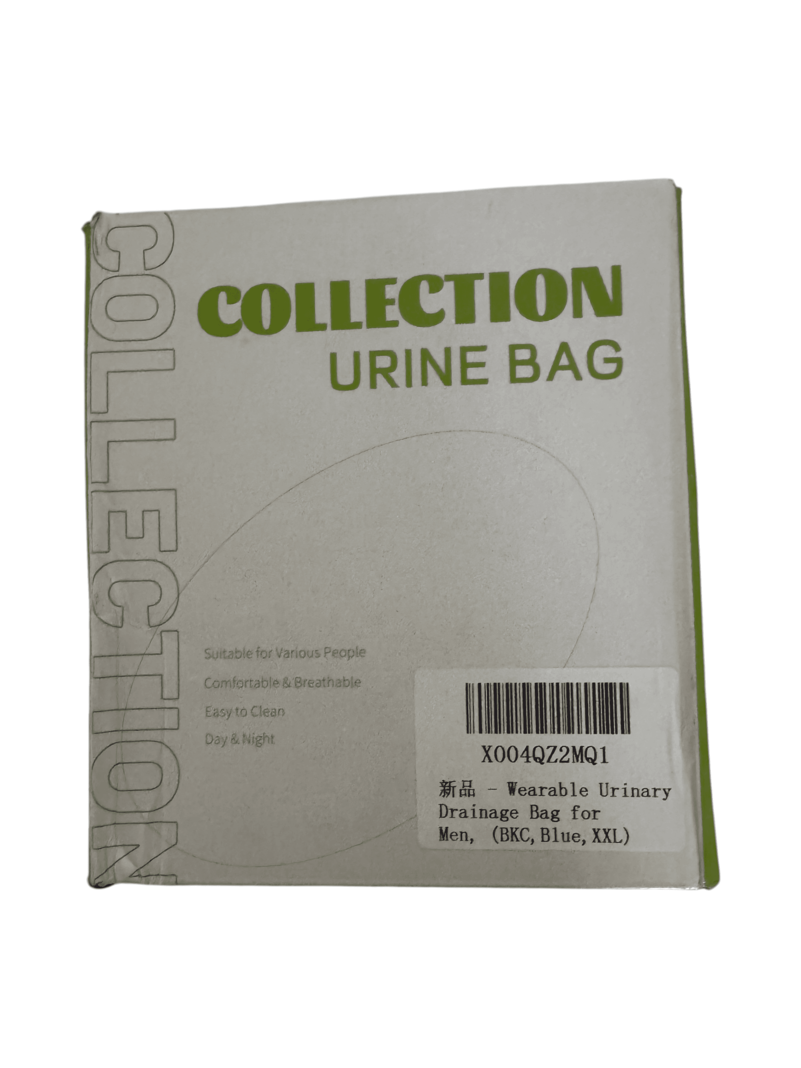Wearable Urinal with built in pouch and extra Collection Bag XXL for Men - Image 1