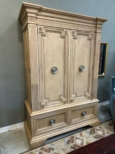 Marge Carson Entertainment Armoire With 2 Drawers And 2 Doors - Image 1
