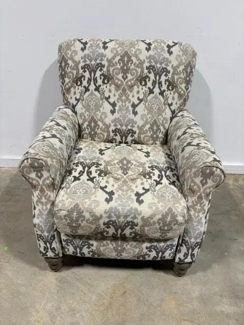 Leggett And Platt Grey, Beige And Cream Recliner - Image 1