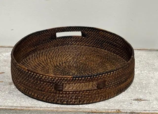 Woven Round Tray - Image 1