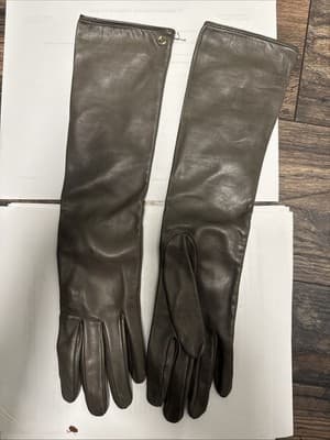 Gucci Women’s Leather gloves New Size 7 - Image 1