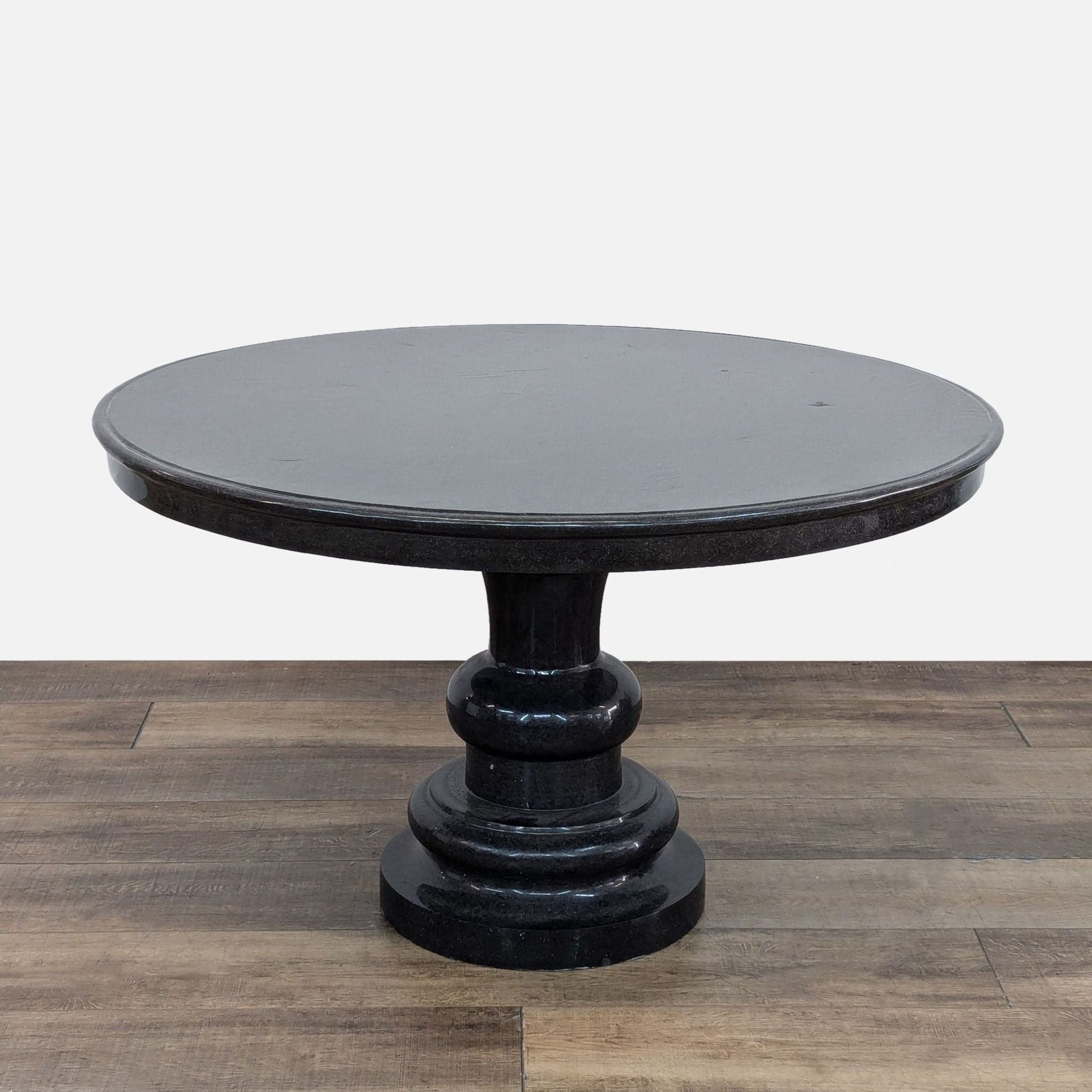 Outdoor Black Granite Table - Image 1