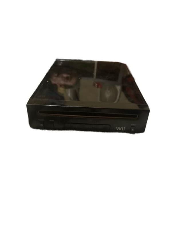 Nintendo Wii Family Edition RVL-101 Black Console (No GameCube Ports) - Image 1