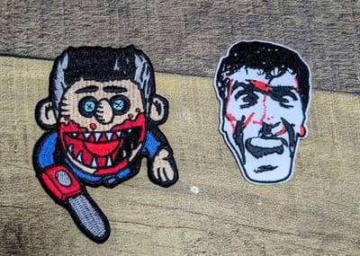 Evil Dead Ash Williams Patches - Horror Movie Embroidered Patches Bruce Campbell - Image 1