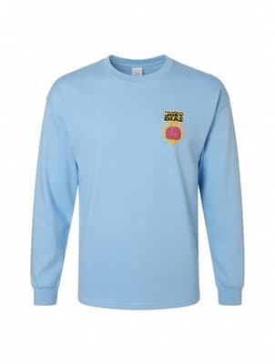 The Mind of Joey Diaz Long Sleeve T-Shirt 2XL Gildan Ultra Cotton Brain Graphic - Image 1