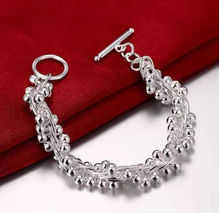 The Chunky Link bracelet in sterling silver 925 - Image 1