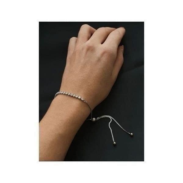 The Modern Classic Tennis Bracelet with cubic zirconia and 925 - Image 1