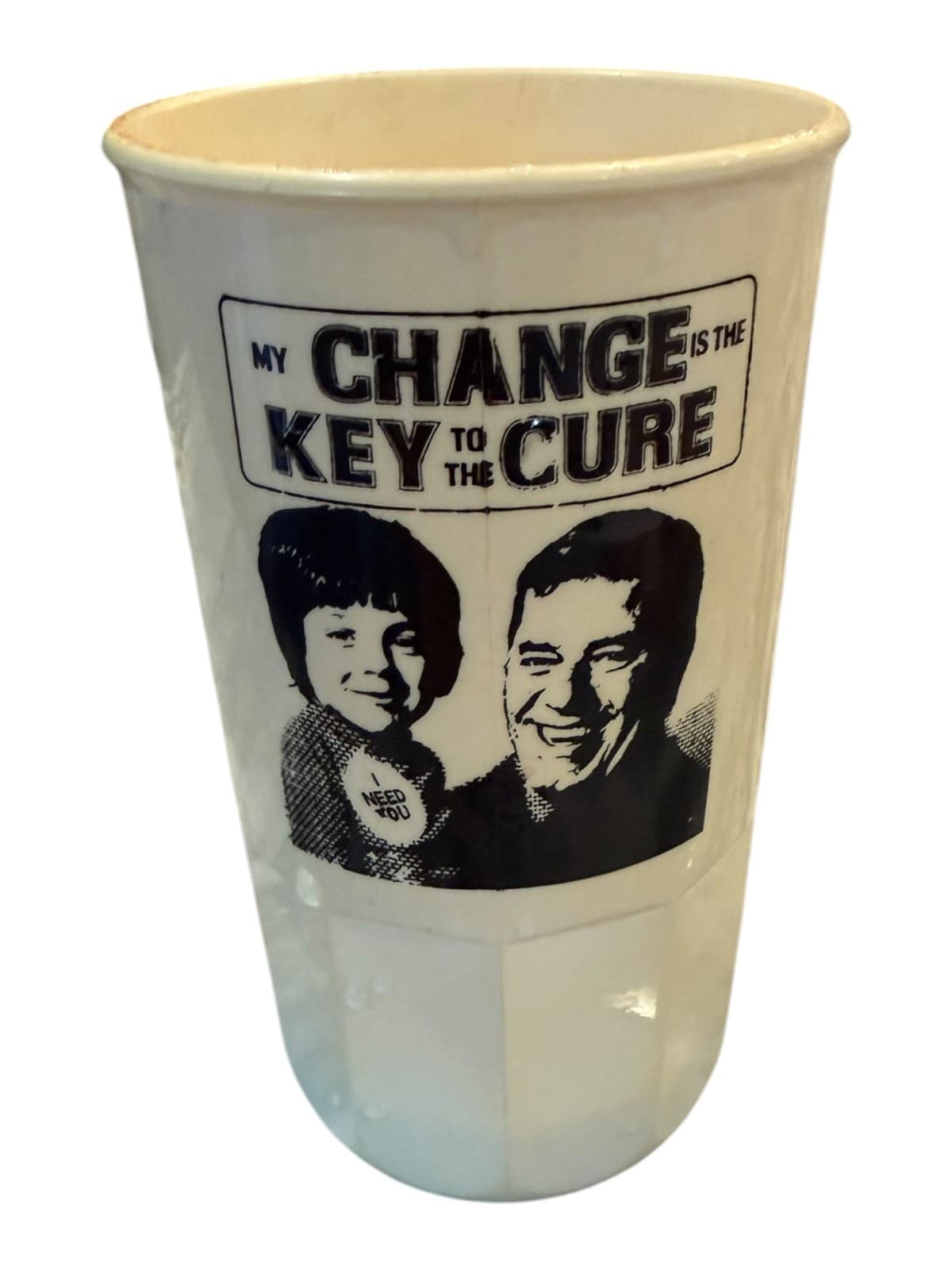 Vintage My Change Is The Key To The Cure White Printed Mug - Image 1