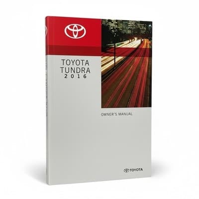 2016 TOYOTA TUNDRA Owner's Manual Users Guide - Image 1