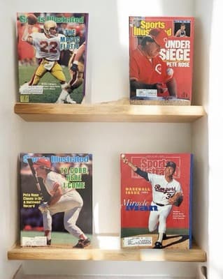4 Vintage Sports Illustrated Magazines 1984-1991 VG+ Condition - Image 1