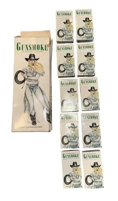 Gunsmoke Menthol Cigarettes High Sierra Blend Empty Case Vintage Tobacciana - Image 1
