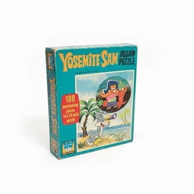 Vintage 1972 Yosemite Sam Jigsaw Puzzle Whitman 100 Pieces Bugs Bunny - Image 1