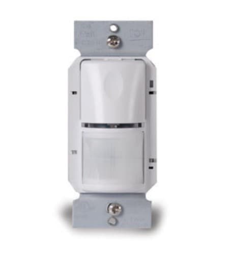 PIR Wall Switch Occupancy Sensor, 120/277V, Lt. Almond WS-301-LA - Image 1