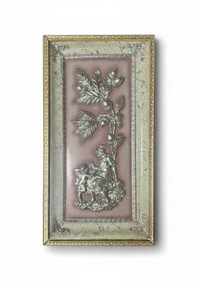 Vintage Metalcrafters Dimension III Four Seasons Wall Panel Framed 1950s - Image 1