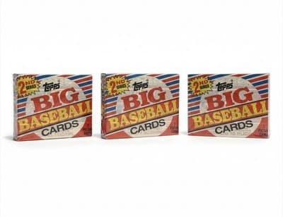 1988 Topps Big Baseball 2nd Series Sealed Cello Pack Lot of 3 - Image 1