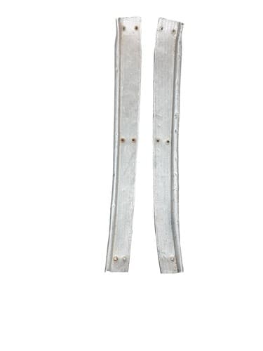 Vintage Willys Jeepster Aluminum Door Sills 1948-1951 Original Parts - Image 1