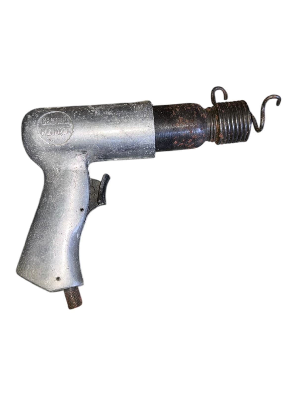 Central Pneumatic Air Impact Hammer Breaking, Cutting, or Riveting Metal Objects - Image 1