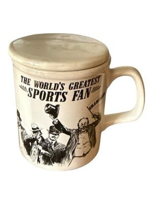 Vintage “World’s Greatest Sports Fan” Coffee Mug - Image 1