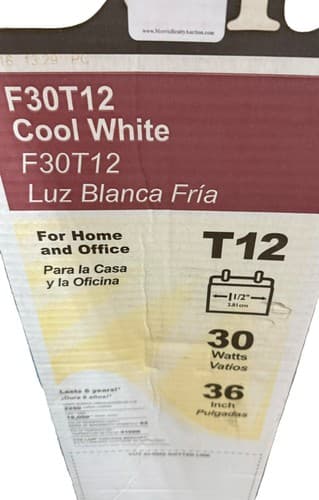 26ct F30T12 36 in 30 Watt Cool White Light Bulbs - Image 1