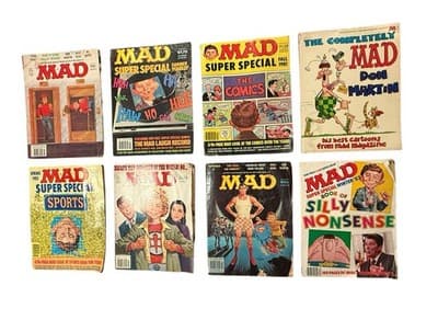 Vintage MAD Magazine Super Specials Lot 1981-1982 Comics Collection - Image 1