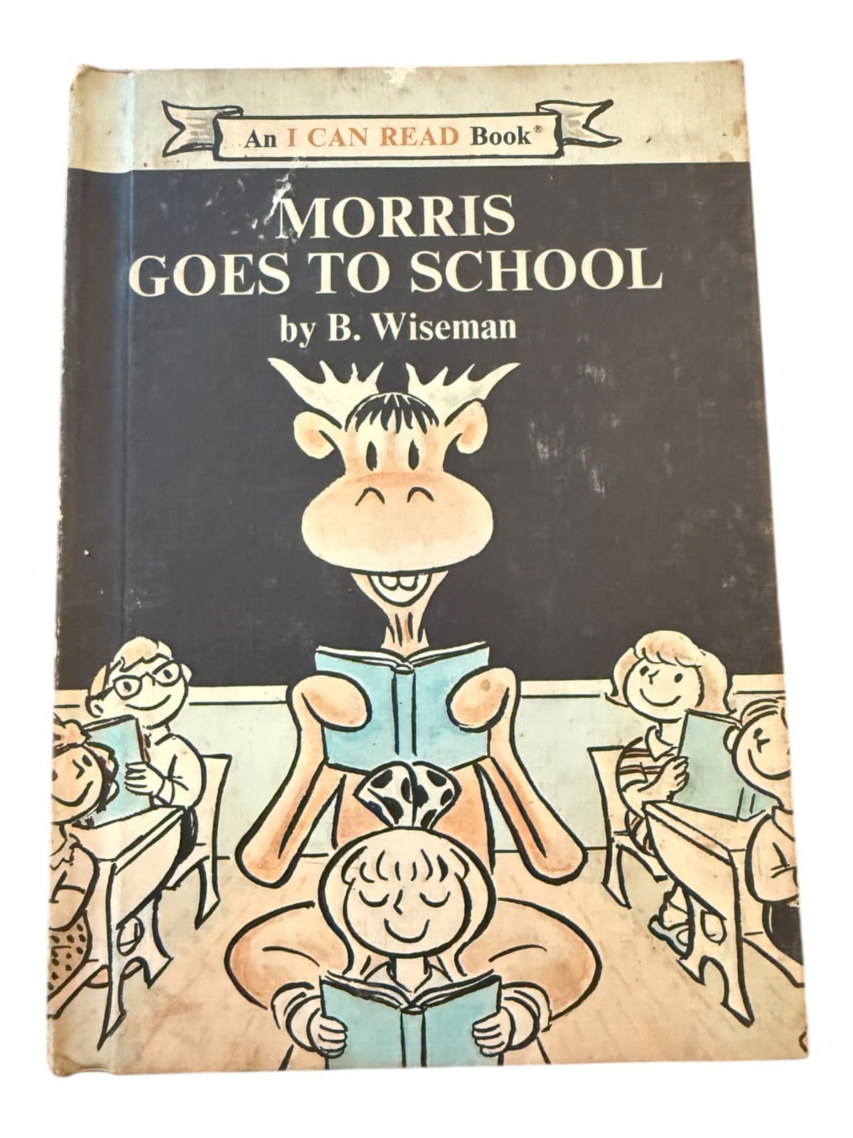 VTG 1970 Morris Goes To School by Bernard Wiseman Hardcover Weekly Reader Book - Image 1