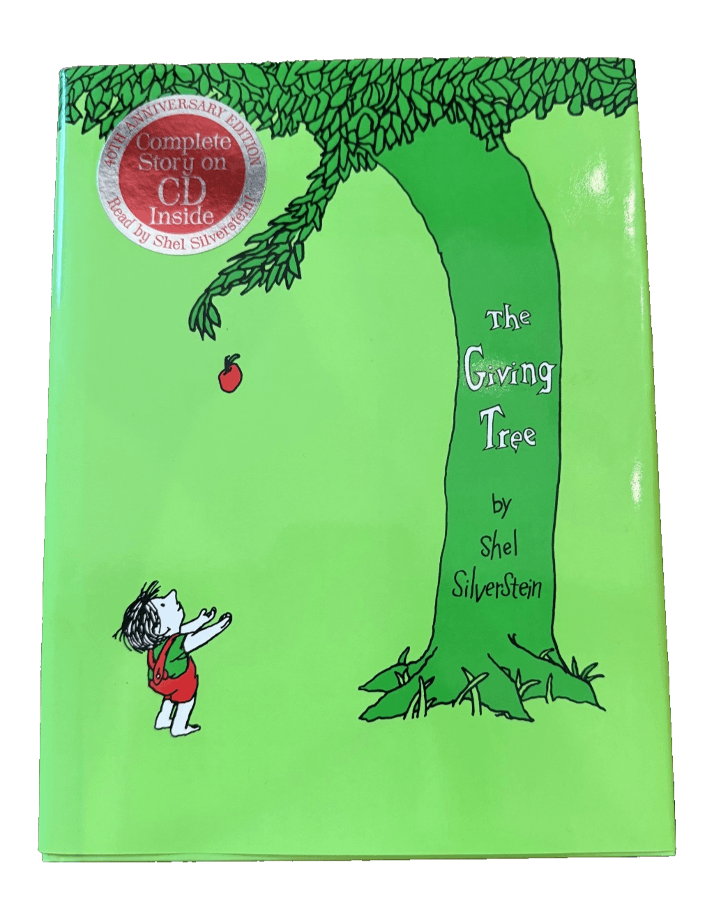 The Giving Tree by Shel Silverstein 2004 HarperCollins Hardcover Book with CD - Image 1