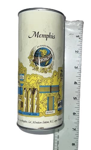 Vintage Schlitz Beer Can Memphis Edition - Collectible Breweriana - Image 1