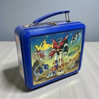 Vintage 1984 Voltron Defenders of the Universe Aladdin Plastic Lunchbox - Image 1