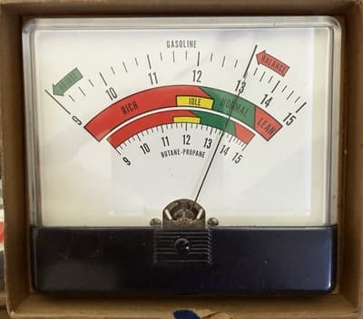 Vintage Sun Electric Carburetor Mixture Tester Gauge NOS - Image 1