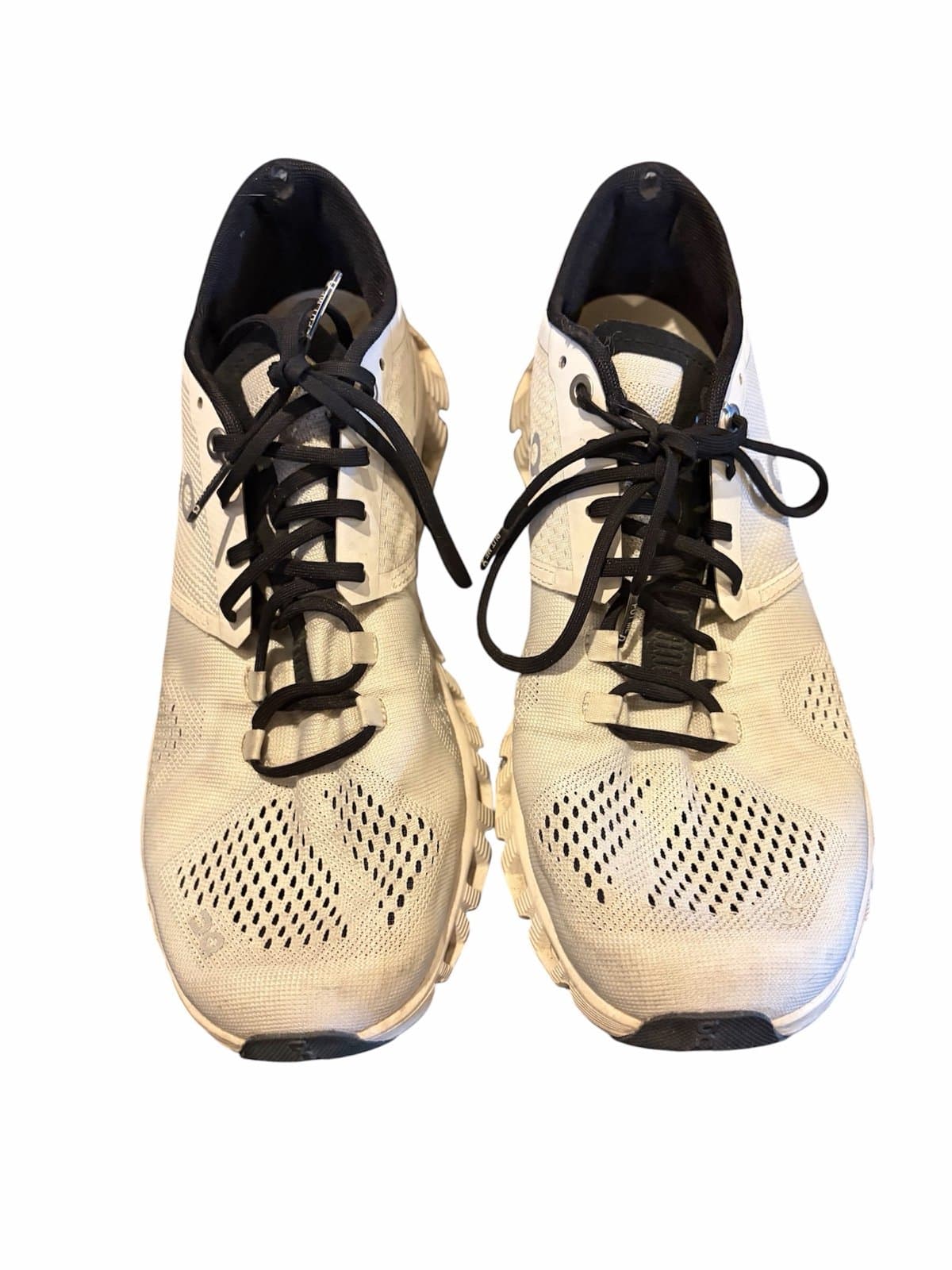 On Cloud X 2.0 Ivory & Black Cloudtec Running Shoes Women’s Size 9 - Image 1