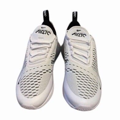 Nike Air Max 270 Sneakers Womens US 9 White/Black Running Walking Air Unit - Image 1