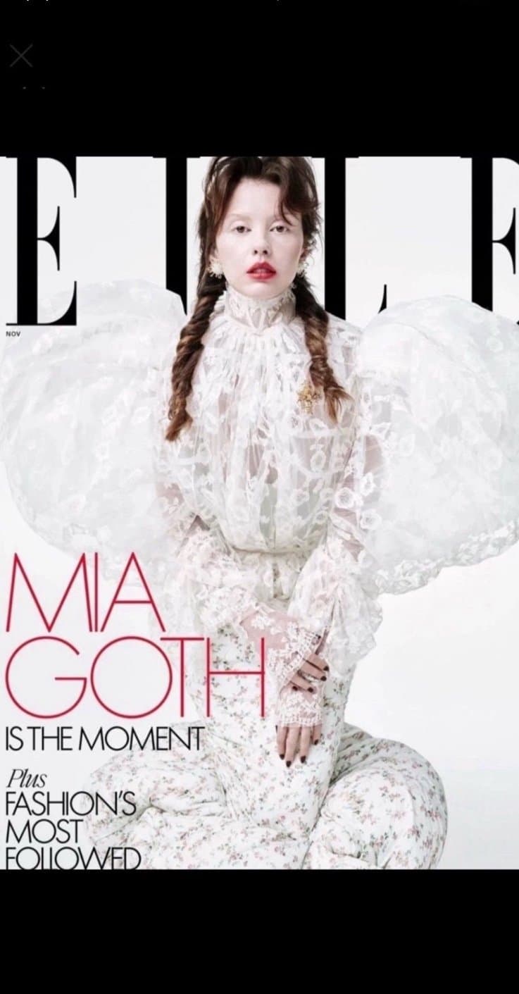 Elle Magazine - Featuring Mia Goth - November 2025 First Edition - Image 1