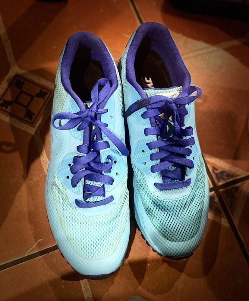 NikeID Custom Blue Nike Air Max Sneakers Woman’s Size 10 - Image 1