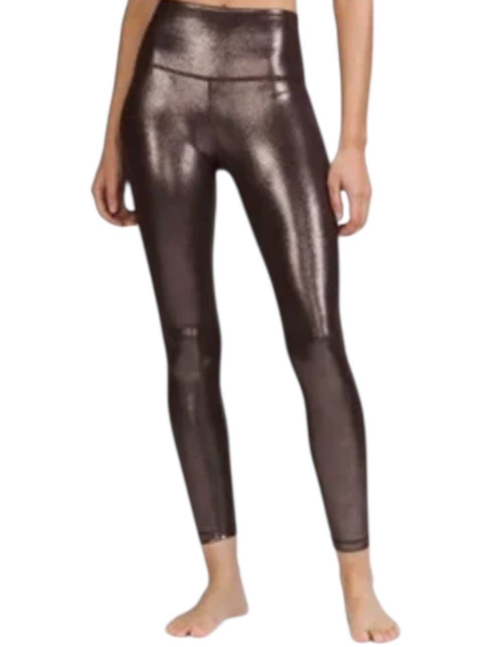 Lululemon Align High-Rise Pant 25" in Shine Radiate Foil French Press Size 6 - Image 1
