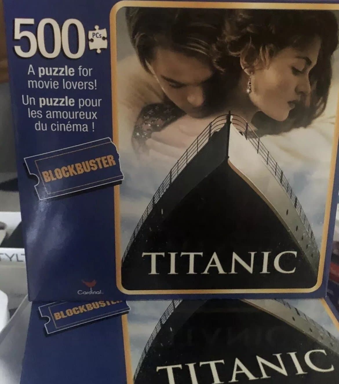Blockbuster Movie Titanic 500 Piece Puzzle, Cardinal Games 11x14 Inches New - Image 1
