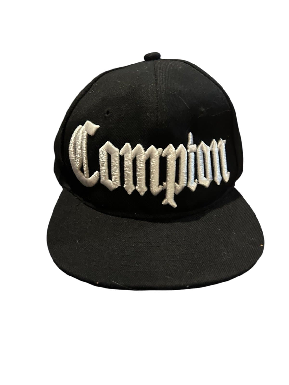 Compton Black SnapBack Cap - Image 1