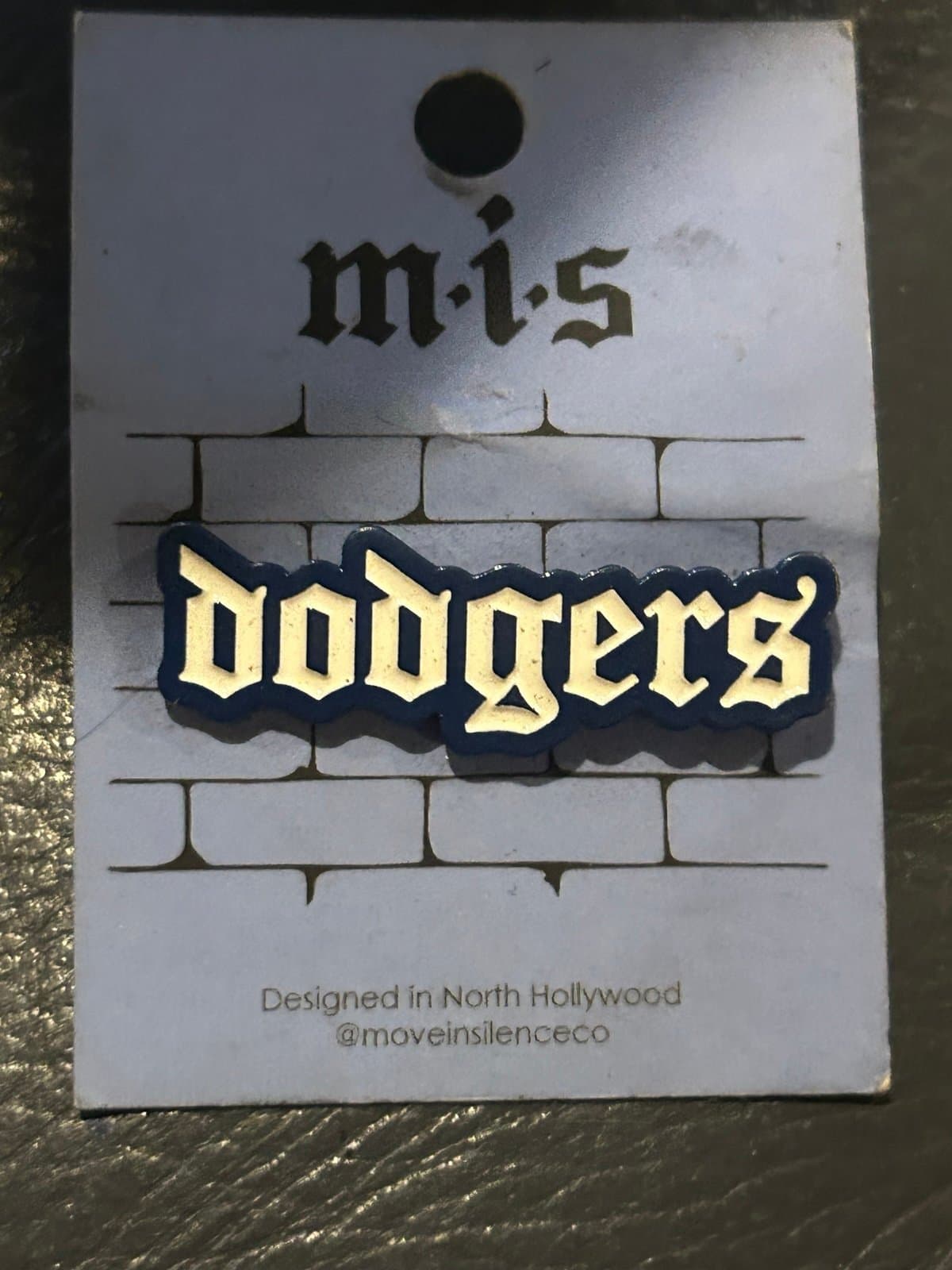 Los Angeles Dodgers Enamel Pin Small - Image 1